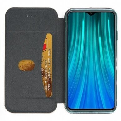 Dėklas Elegant wallet Xiaomi Redmi Note 9 Pro/Note 9S/ Note 9 Pro Max Juodas  1