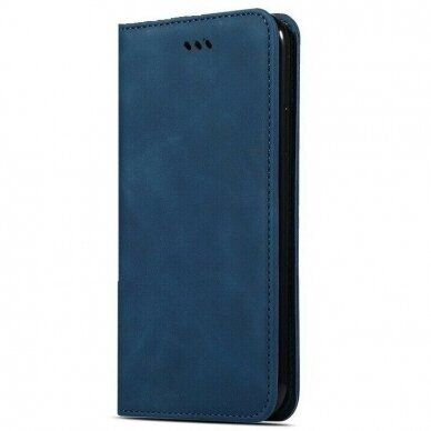 Dėklas Business Style Huawei P20 Lite tamsiai mėlynas  1