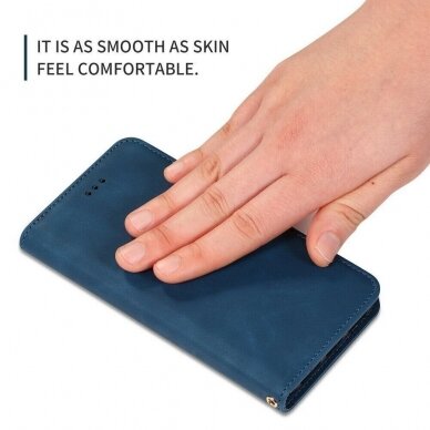 Dėklas Business Style Xiaomi Redmi Note 12 Pro+ tamsiai mėlynas 1