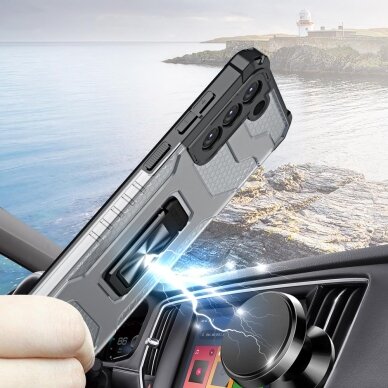 Dėklas Crystal Ring CaseSamsung Galaxy S22 + (S22 Plus) mėlynas 7 Dėklas Crystal Ring CaseSamsung Galaxy S22 + (S22 Plus) mėlynas 7