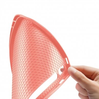 Dėklas Dux Ducis Domo eco-leather skirta Samsung Tab S9 FE+ - rožinis 1 Dėklas Dux Ducis Domo eco-leather skirta Samsung Tab S9 FE+ - rožinis 1