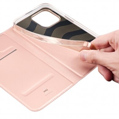 Dėklas Dux Ducis Skin Pro iPhone 14 Pro Rožinis 7