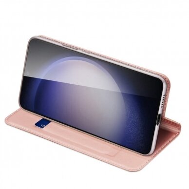 Dėklas Dux Ducis Skin Pro Samsung A245 A24 4G rožinis-auksinis 4