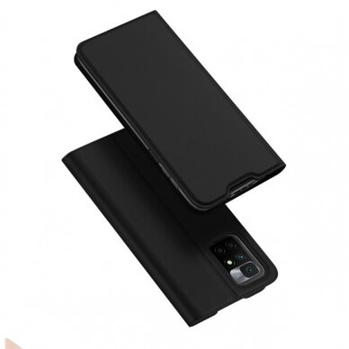 Atverčiamas dėklas Dux Ducis Skin Pro Xiaomi Redmi 10 juodas