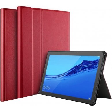 Dėklas Folio Cover Samsung T220/T225 Tab A7 Lite 8.7 raudonas