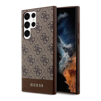 Dėklas Guess GUHCS23LG4GLBR Samsung Galaxy S23 Ultra Rudas Dėklas Guess GUHCS23LG4GLBR Samsung Galaxy S23 Ultra Rudas