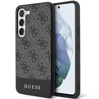 Dėklas Guess GUHCS23SG4GLGR Samsung Galaxy S23 Juodas Dėklas Guess GUHCS23SG4GLGR Samsung Galaxy S23 Juodas