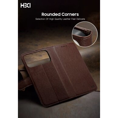 Samsung S901 S22 5G dėklas HDD Clasp Wallet Case juodas 4