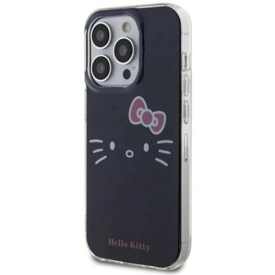 Dėklas Hello Kitty IML Kitty Face iPhone 14 Pro Max - Juodas 1 Dėklas Hello Kitty IML Kitty Face iPhone 14 Pro Max - Juodas 1