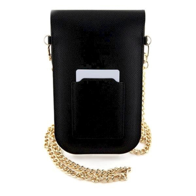 Dėklas Hello Kitty Leather Metal Logo Chain bag - Juodas 1 Dėklas Hello Kitty Leather Metal Logo Chain bag - Juodas 1