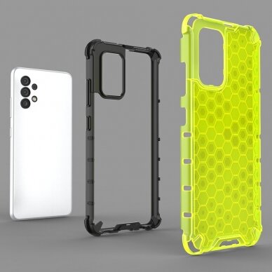 Dėklas Honeycomb Samsung Galaxy A03s (166.5) mėlynas 10 Dėklas Honeycomb Samsung Galaxy A03s (166.5) mėlynas 10