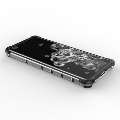 Dėklas Honeycomb Samsung Galaxy S22 Ultra juodas 9