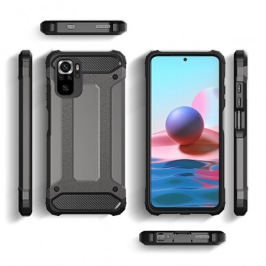 Dėklas Hybrid Armor Xiaomi Redmi Note 11 Pro+ 5G (China) / 11 Pro 5G (China) / Mi11i HyperCharge / Poco X4 NFC 5G Juodas 4 Dėklas Hybrid Armor Xiaomi Redmi Note 11 Pro+ 5G (China) / 11 Pro 5G (China) / Mi11i HyperCharge / Poco X4 NFC 5G Juodas 4