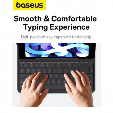 Dėklas klaviatūra Baseus Brilliance Series keyboard iPad 10.2'' (2019/2020/2021) + USB-C cable - Juodas 14 Dėklas klaviatūra Baseus Brilliance Series keyboard iPad 10.2'' (2019/2020/2021) + USB-C cable - Juodas 14
