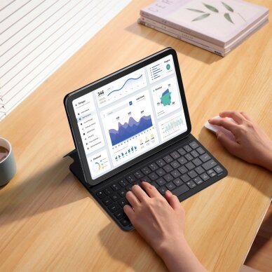 Dėklas klaviatūra Baseus Brilliance Series keyboard iPad 10.9'' 2022 (10th generation) + USB-C cable - Juodas 9
