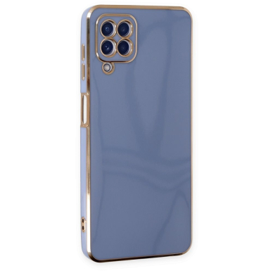 Dėklas Lighting Color Case for Samsung Galaxy A12 5G Mėlynas, auksiniais kraštais 1 Dėklas Lighting Color Case for Samsung Galaxy A12 5G Mėlynas, auksiniais kraštais 1