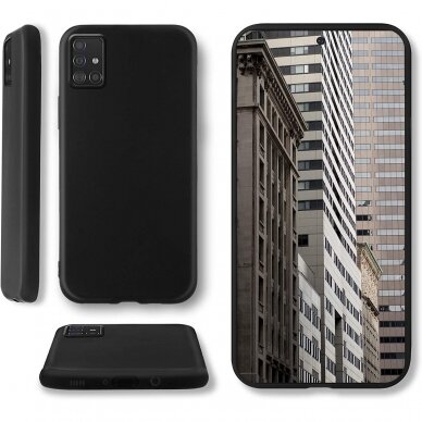 Dėklas Liquid Silicone 1.5 Mm Samsung A515 A51 Juodas 2 Dėklas Liquid Silicone 1.5 Mm Samsung A515 A51 Juodas 2