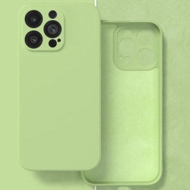 Dėklas Liquid Silicone 1.5mm Apple iPhone 16 Pro mėtinis 1