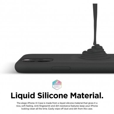 Dėklas Liquid Silicone 1.5mm Samsung A136 A13 5G juodas  2