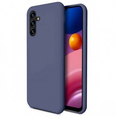 Dėklas Liquid Silicone 1.5mm Samsung A136 A13 5G/A04s tamsiai mėlynas 1 Dėklas Liquid Silicone 1.5mm Samsung A136 A13 5G/A04s tamsiai mėlynas 1
