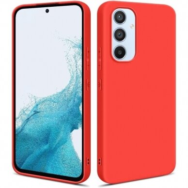Dėklas Liquid Silicone 1.5mm Samsung A546 A54 5G raudonas Dėklas Liquid Silicone 1.5mm Samsung A546 A54 5G raudonas