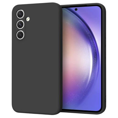 Dėklas Liquid Silikoninis 1.5mm Samsung S721 S24 FE juodas