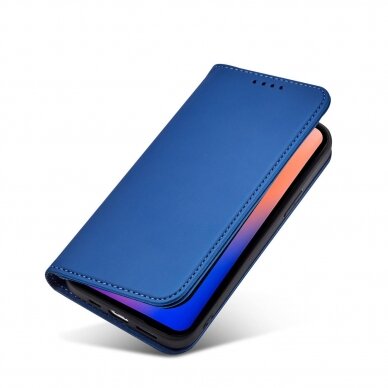 Dėklas Magnet Card Case for iPhone 12 Pro Max Mėlynas 14
