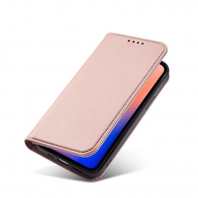 Dėklas Magnet Card Case for iPhone 12 Pro Max Rožinis 12