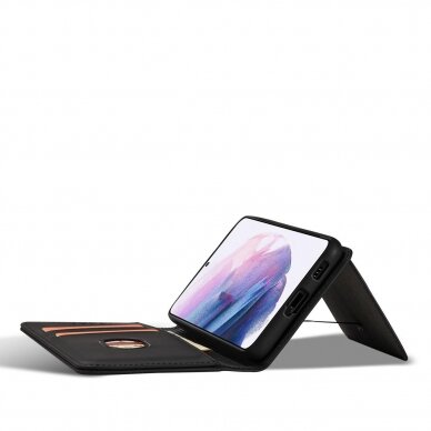 Dėklas Magnet Card Case for Samsung Galaxy S22 Plus Juodas 4 Dėklas Magnet Card Case for Samsung Galaxy S22 Plus Juodas 4