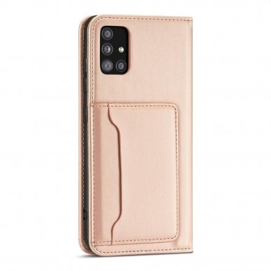 Dėklas Magnet Card Case Samsung Galaxy A13 5G Rožinis 12 Dėklas Magnet Card Case Samsung Galaxy A13 5G Rožinis 12