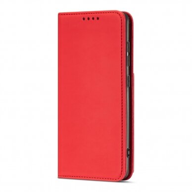 Dėklas Magnet Card Xiaomi Redmi Note 11 Pro Raudonas 8