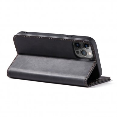 Dėklas Magnet Fancy Case for iPhone 12 Pro Max Juodas 11