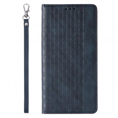 Dėklas Magnet Strap Case for iPhone 12 Pro Max Mėlynas 8