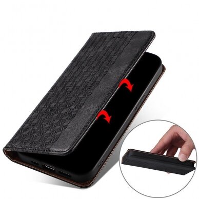 Dėklas Magnet Strap Case for Xiaomi Redmi Note 11 Juodas 4