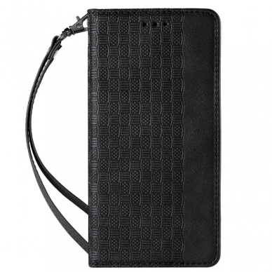 Dėklas Magnet Strap Case Samsung Galaxy A13 5G Juodas Dėklas Magnet Strap Case Samsung Galaxy A13 5G Juodas