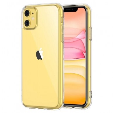 Dėklas Mercury Clear Silicone Apple Iphone 11 Skaidrus