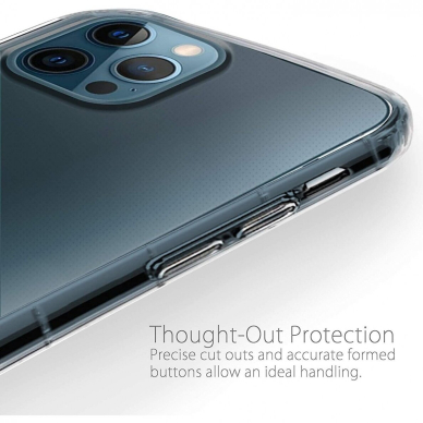 Dėklas Mercury Clear Silicone Apple Iphone 12/12 Pro Skaidrus 2