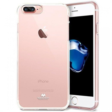 Dėklas Mercury Clear Silicone Apple Iphone 7 Plus/8 Plus Skaidrus
