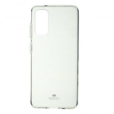 Dėklas Mercury Jelly Clear Samsung G981 S20/S11E Skaidrus Dėklas Mercury Jelly Clear Samsung G981 S20/S11E Skaidrus