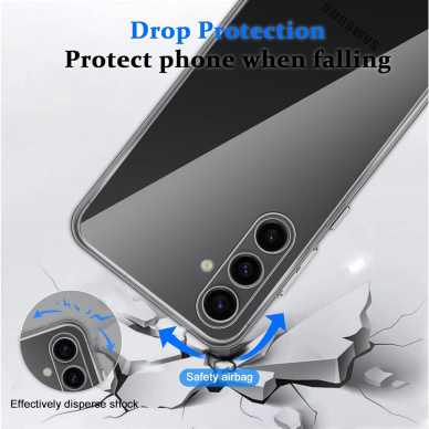 Dėklas Mercury Clear Silicone Samsung S711 S23 FE skaidrus 1