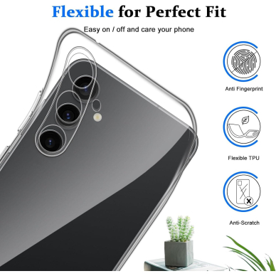 Dėklas Mercury Clear Silicone Samsung S711 S23 FE skaidrus 3 Dėklas Mercury Clear Silicone Samsung S711 S23 FE skaidrus 3