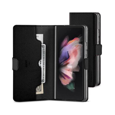 Dėklas Mercury Premium Diary Samsung F956 Z Fold6 juodas Dėklas Mercury Premium Diary Samsung F956 Z Fold6 juodas