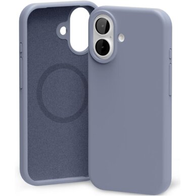 iPhone 17 dėklas Mercury Pure MagSafe Silicon – levandų pilkas iPhone 17 dėklas Mercury Pure MagSafe Silicon – levandų pilkas