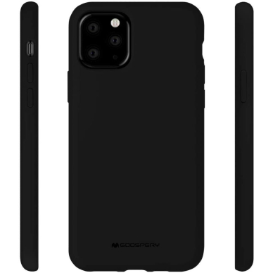 Dėklas Mercury LSR Soft Apple Iphone 12/12 Pro Juodas 1 Dėklas Mercury LSR Soft Apple Iphone 12/12 Pro Juodas 1