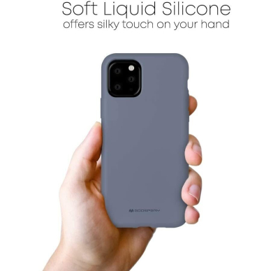 Dėklas Mercury LSR Soft Apple Iphone 12/12 Pro Levandos Pilka 3