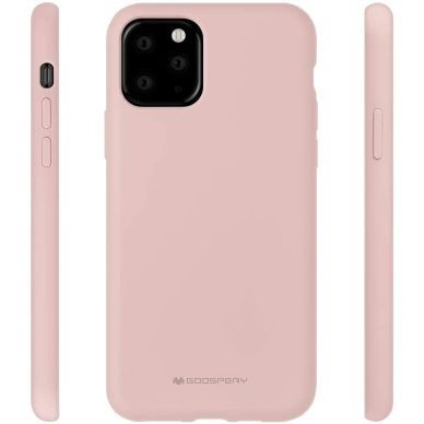 Dėklas Mercury LSR Soft Apple Iphone 12/12 Pro Rožinio Smėlio 1