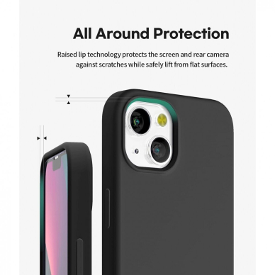 Dėklas Mercury Silicone Case Apple iPhone 13 mini juodas 2 Dėklas Mercury Silicone Case Apple iPhone 13 mini juodas 2