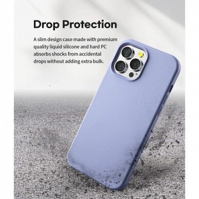 Dėklas Mercury Silicone Case Apple iPhone 13 Pro levandos pilka 4 Dėklas Mercury Silicone Case Apple iPhone 13 Pro levandos pilka 4