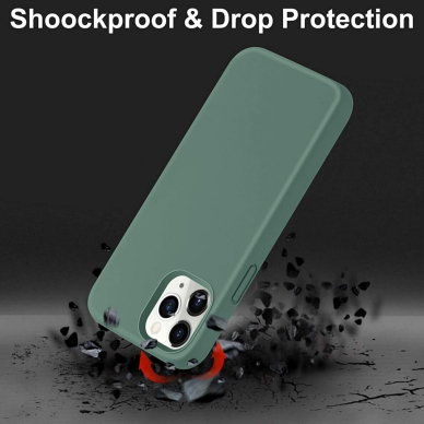 Dėklas Mercury Silicone Case Apple iPhone 13 Pro Max tamsiai žalias 2 Dėklas Mercury Silicone Case Apple iPhone 13 Pro Max tamsiai žalias 2