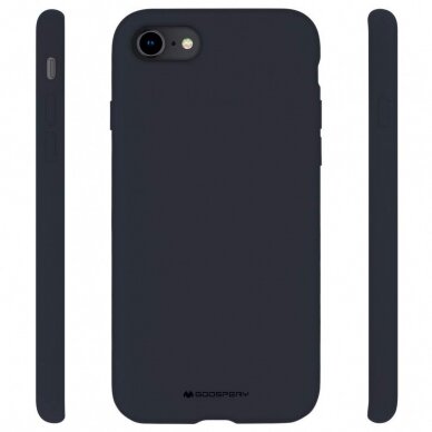 Dėklas Mercury Silicone Case Apple Iphone 7/8/Se2020/Se2022 Tamsiai Mėlynas 1